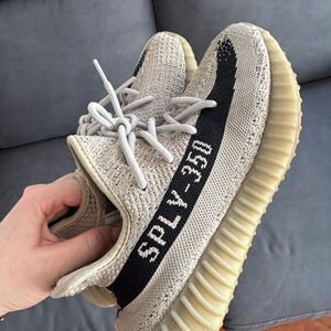 Yeezy Boost 350 in Cream and Black